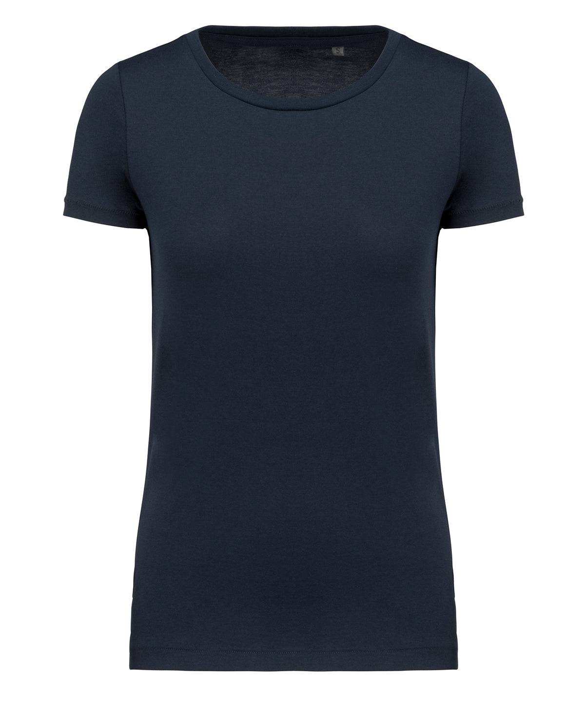 Navy - Ladies' Supima® crew neck short sleeve t-shirt