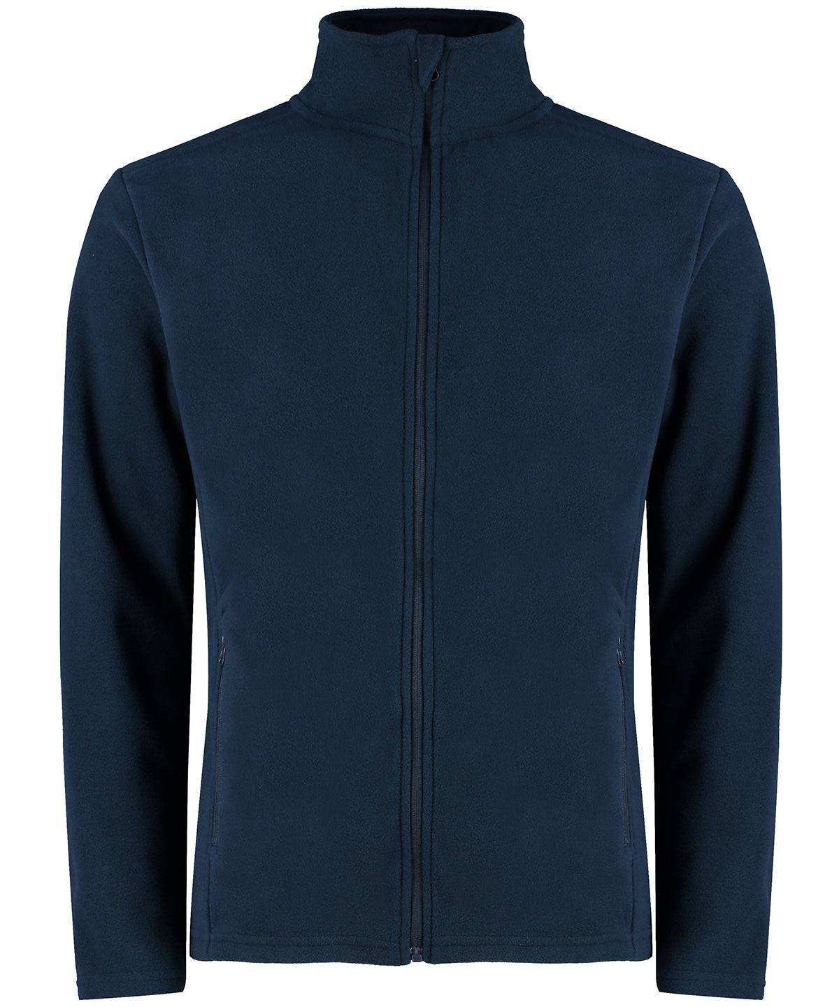 Navy - Regular fit corporate microfleece