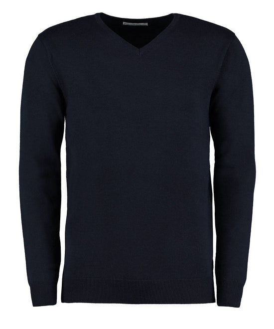 Navy - Arundel v-neck sweater long sleeve (classic fit)