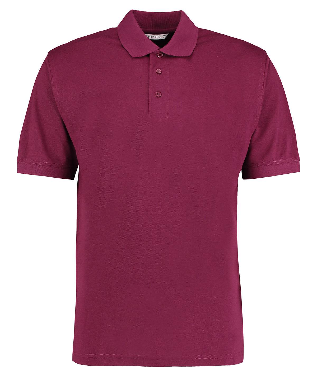 Burgundy - Klassic polo with Superwash® 60°C (classic fit)