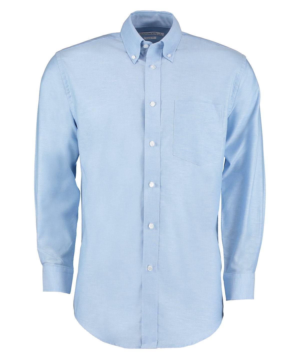 Light Blue* - Workplace Oxford shirt long-sleeved (classic fit)