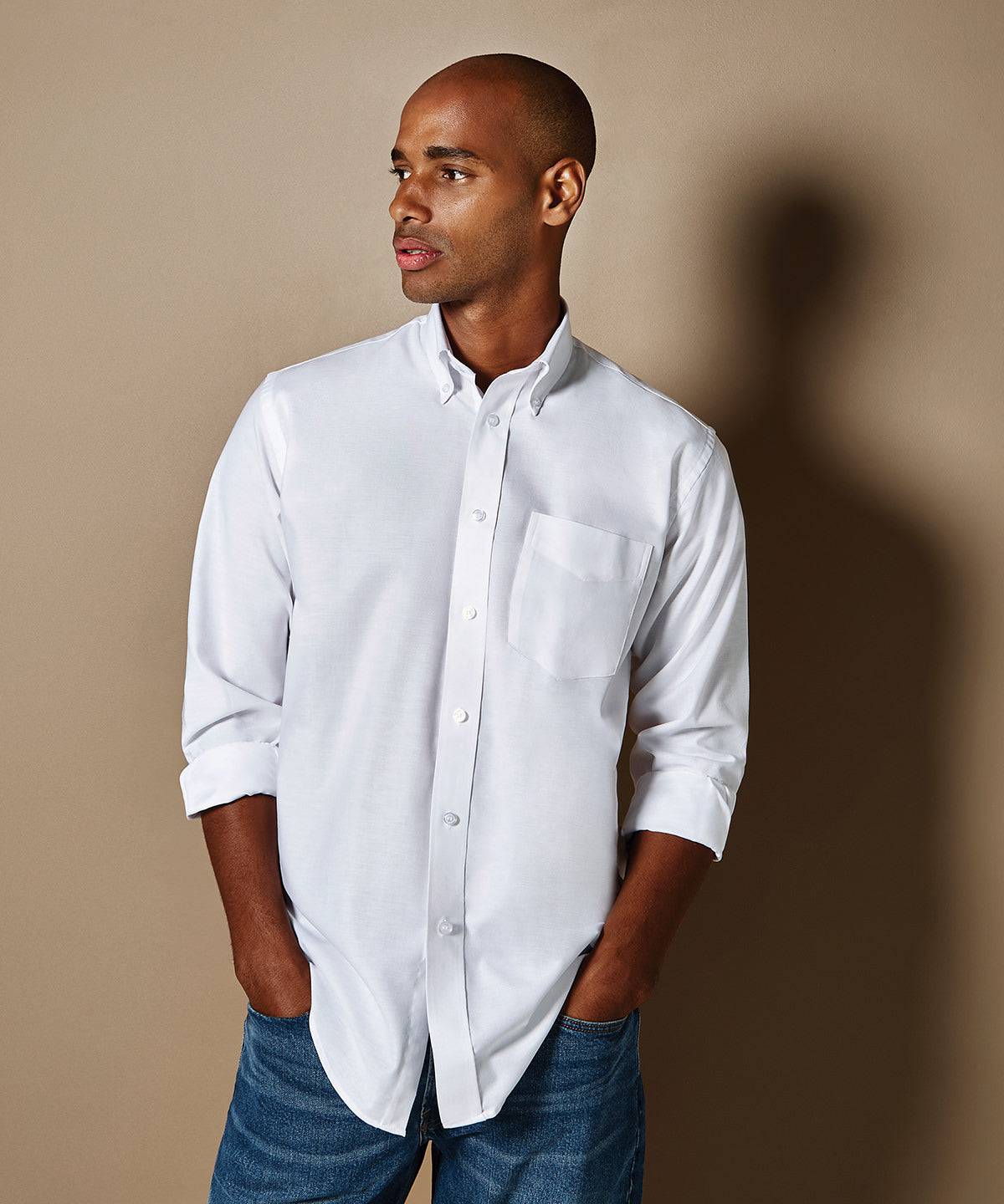 White* - Workplace Oxford shirt long-sleeved (classic fit)