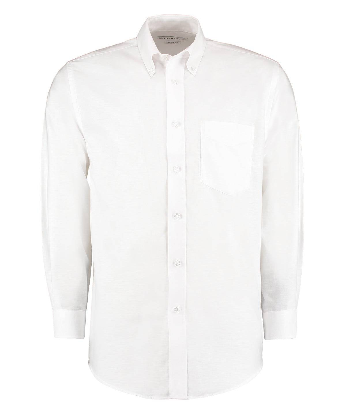 White* - Workplace Oxford shirt long-sleeved (classic fit)