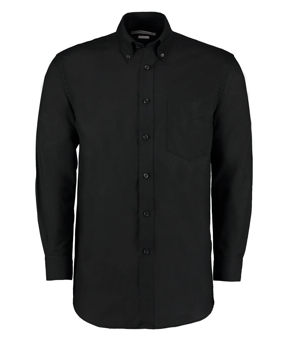 Black - Workplace Oxford shirt long-sleeved (classic fit)