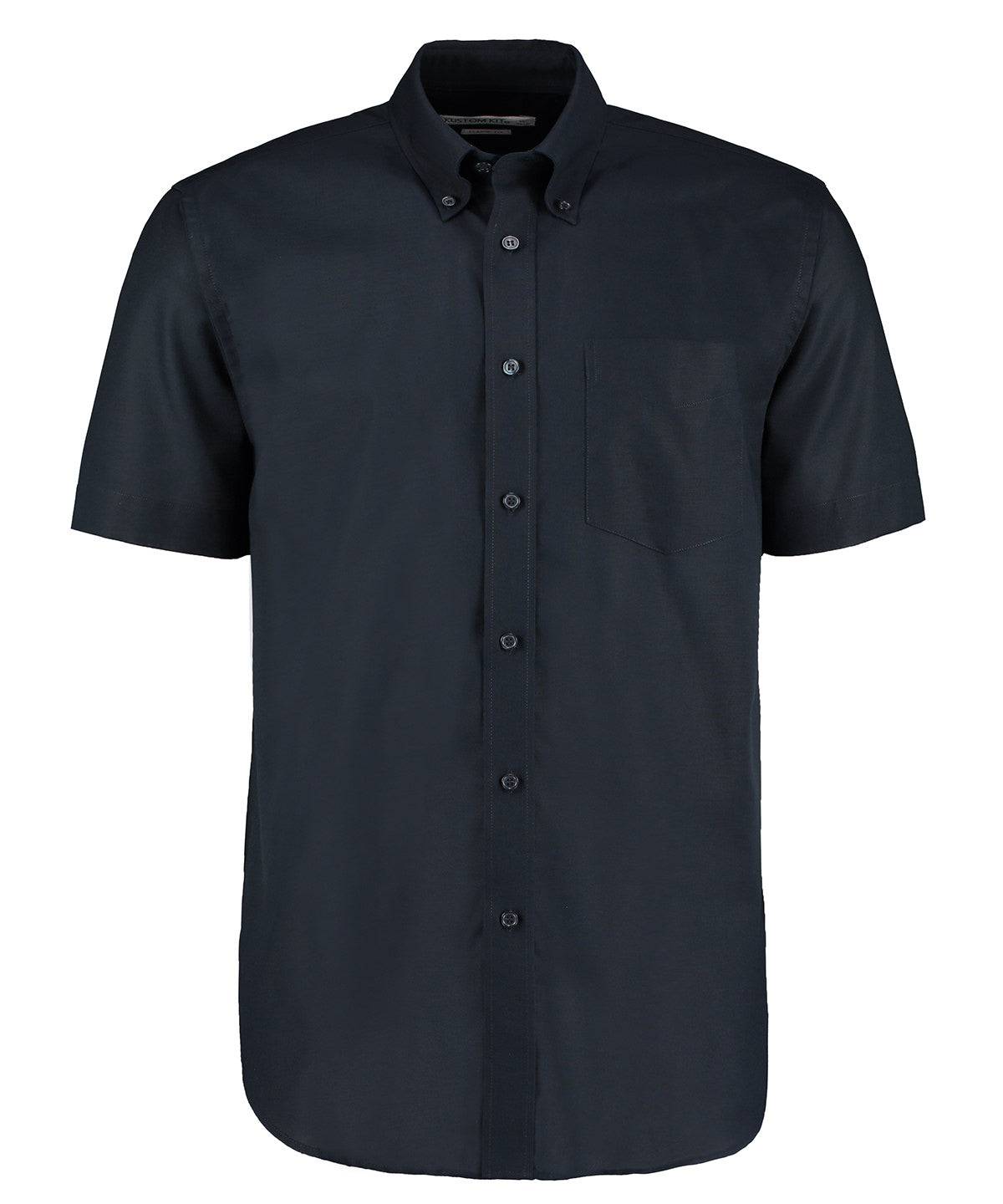 French Navy - Workplace Oxford shirt short-sleeved (classic fit)