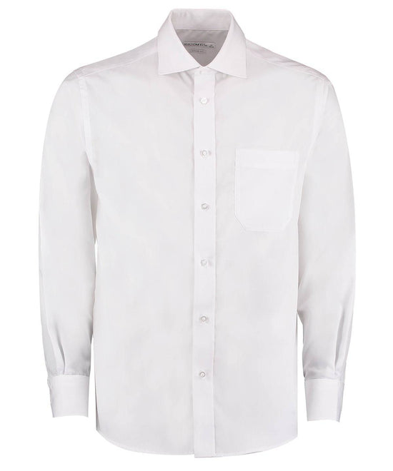 White - Premium non-iron corporate shirt long-sleeved (classic fit)