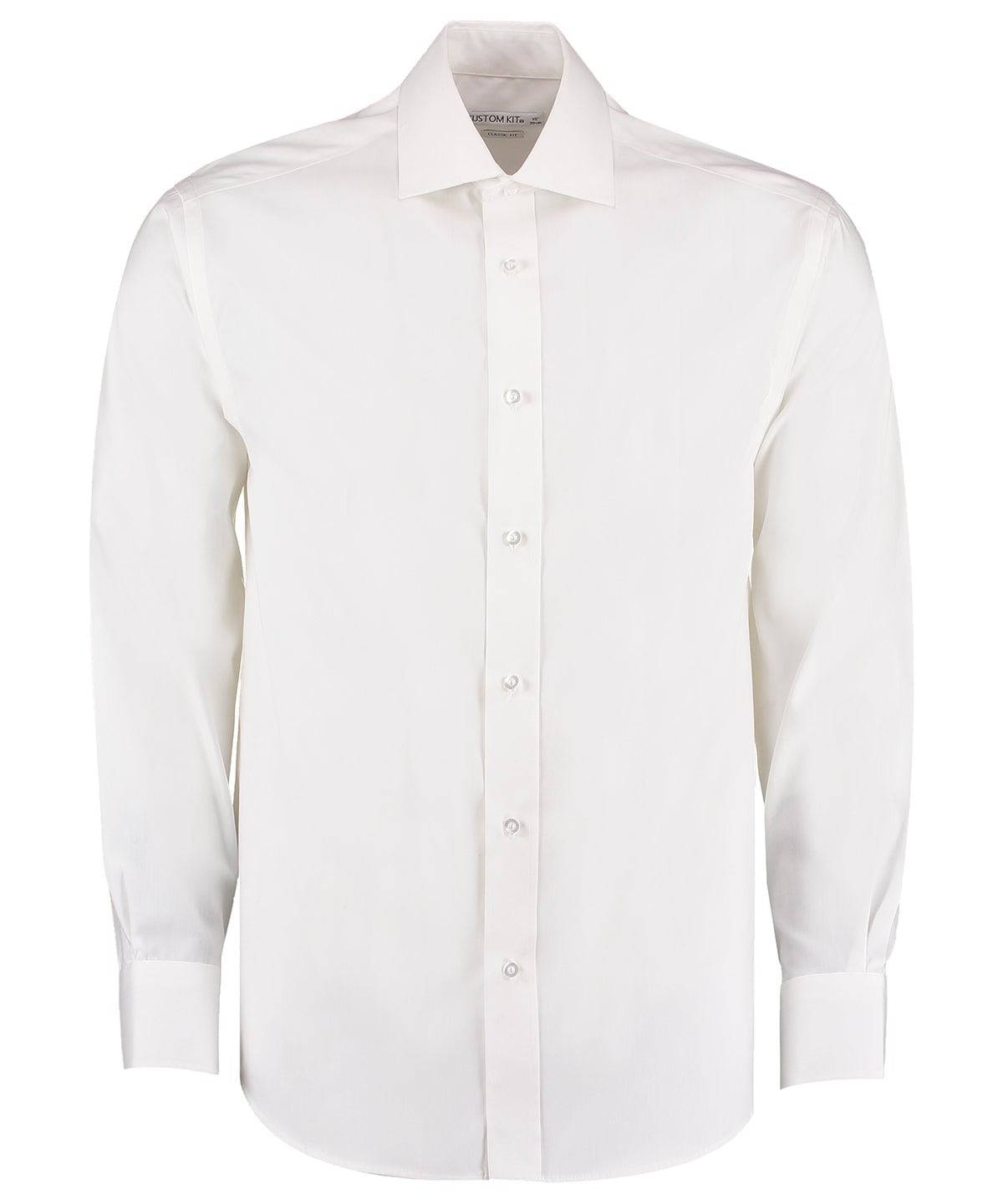 White - Executive premium Oxford shirt long-sleeved (classic fit)