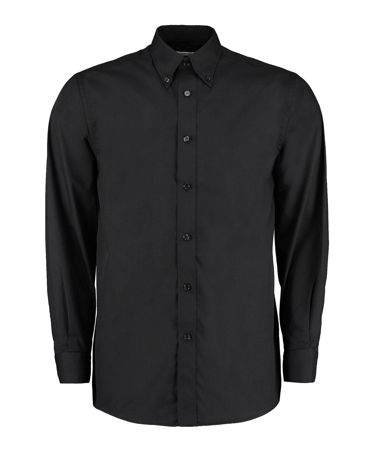 Black - Workforce shirt long-sleeved (classic fit)