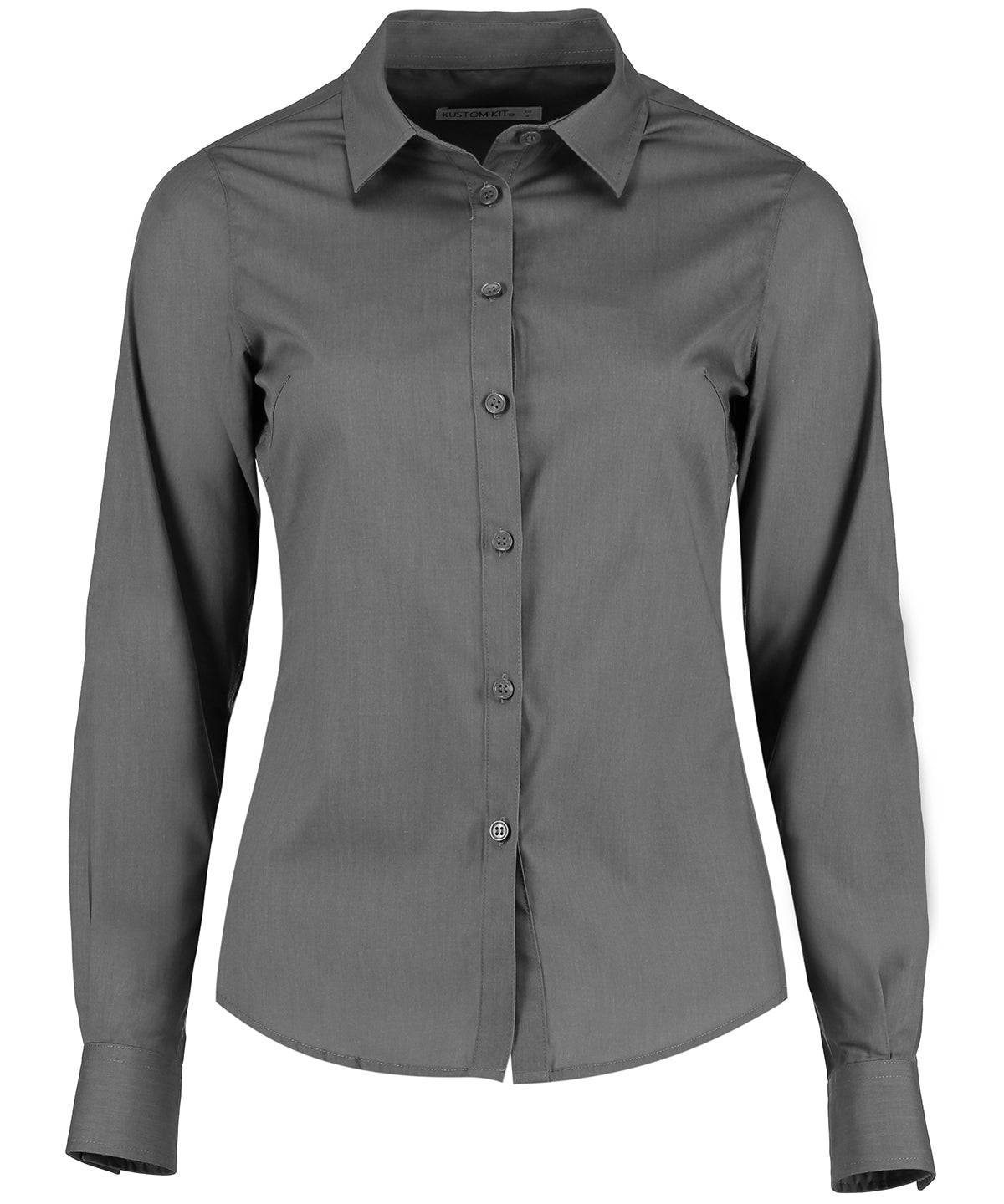 Graphite - Chemise popeline femme manches longues