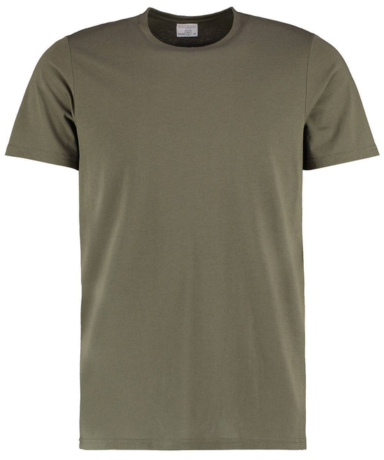 Khaki – Superwash® 60° T-Shirt (modische Passform)