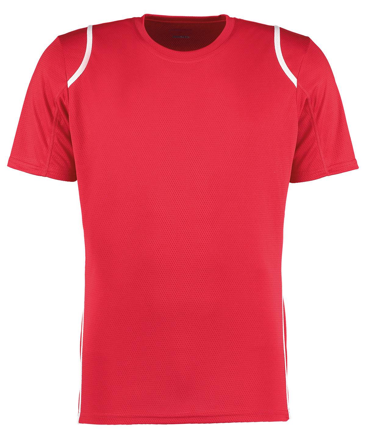 Rot/Weiß – Gamegear® Cooltex® T-Shirt Kurzarm (normale Passform)