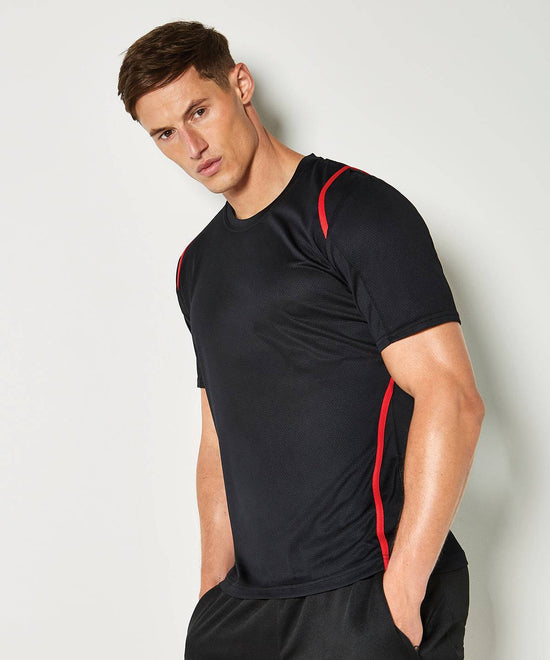 Weiß/Marineblau – Gamegear® Cooltex® T-Shirt Kurzarm (normale Passform)