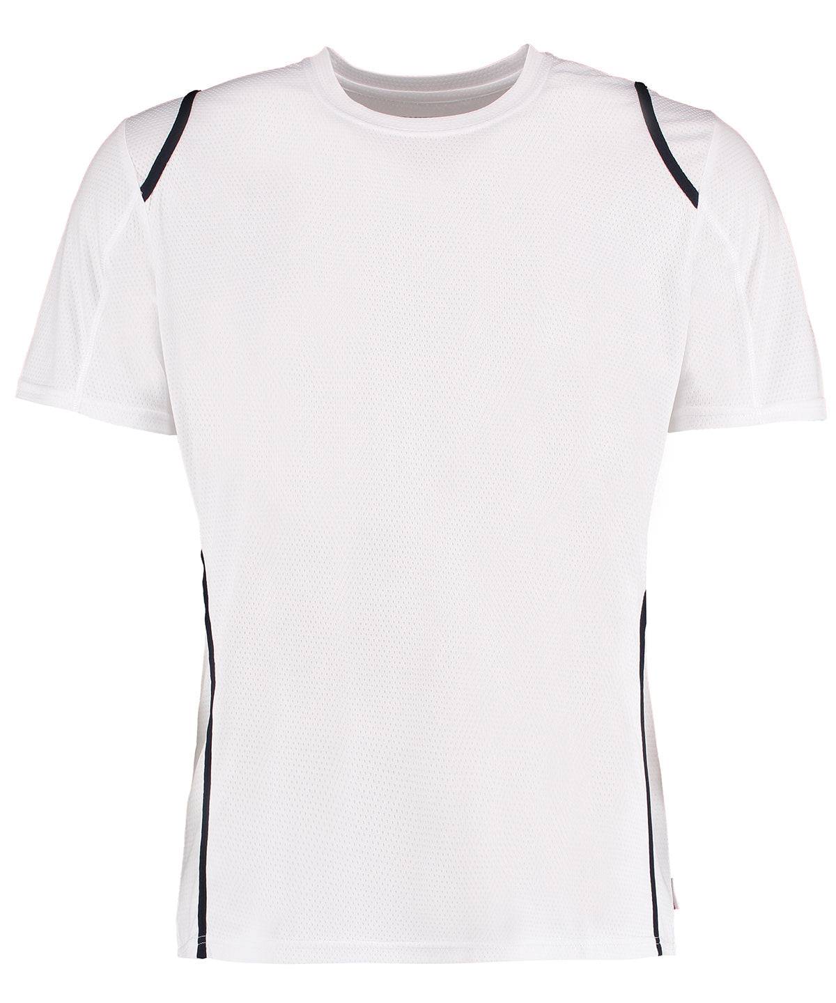 Weiß/Marineblau – Gamegear® Cooltex® T-Shirt Kurzarm (normale Passform)
