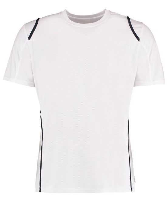 Laden Sie das Bild in den Galerie-Viewer, Weiß/Marineblau – Gamegear® Cooltex® T-Shirt Kurzarm (normale Passform)
