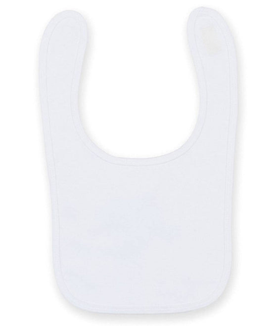 White - Plain and contrast bib