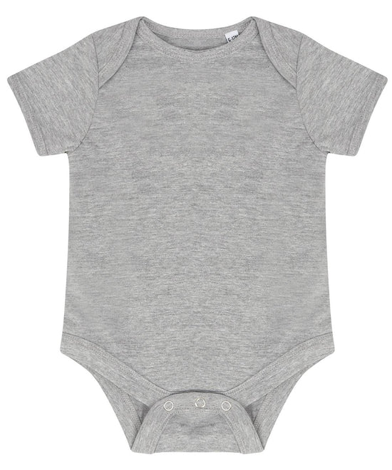 Heather Grey - Essential short-sleeved bodysuit