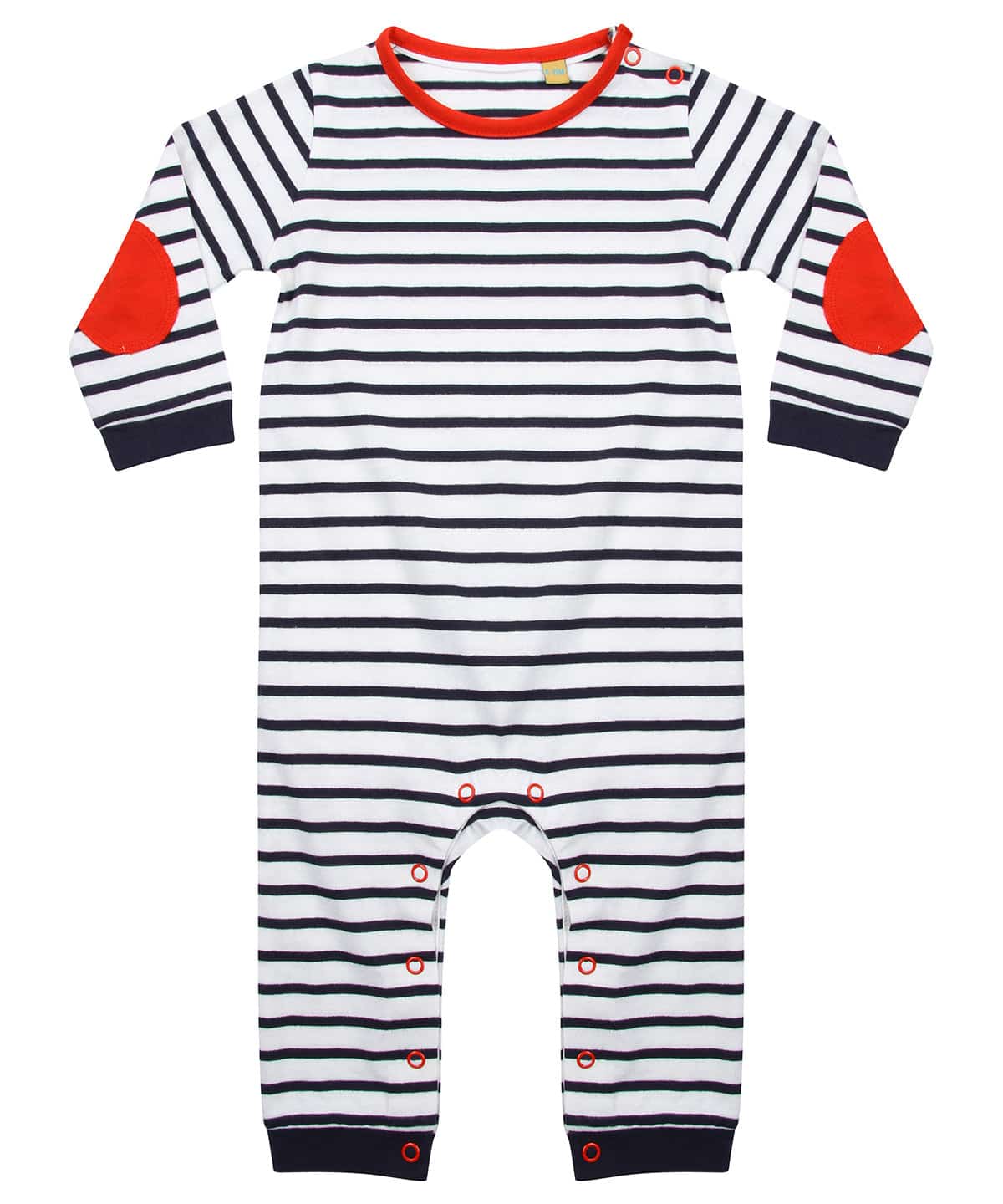 Navy/White - Striped bodysuit