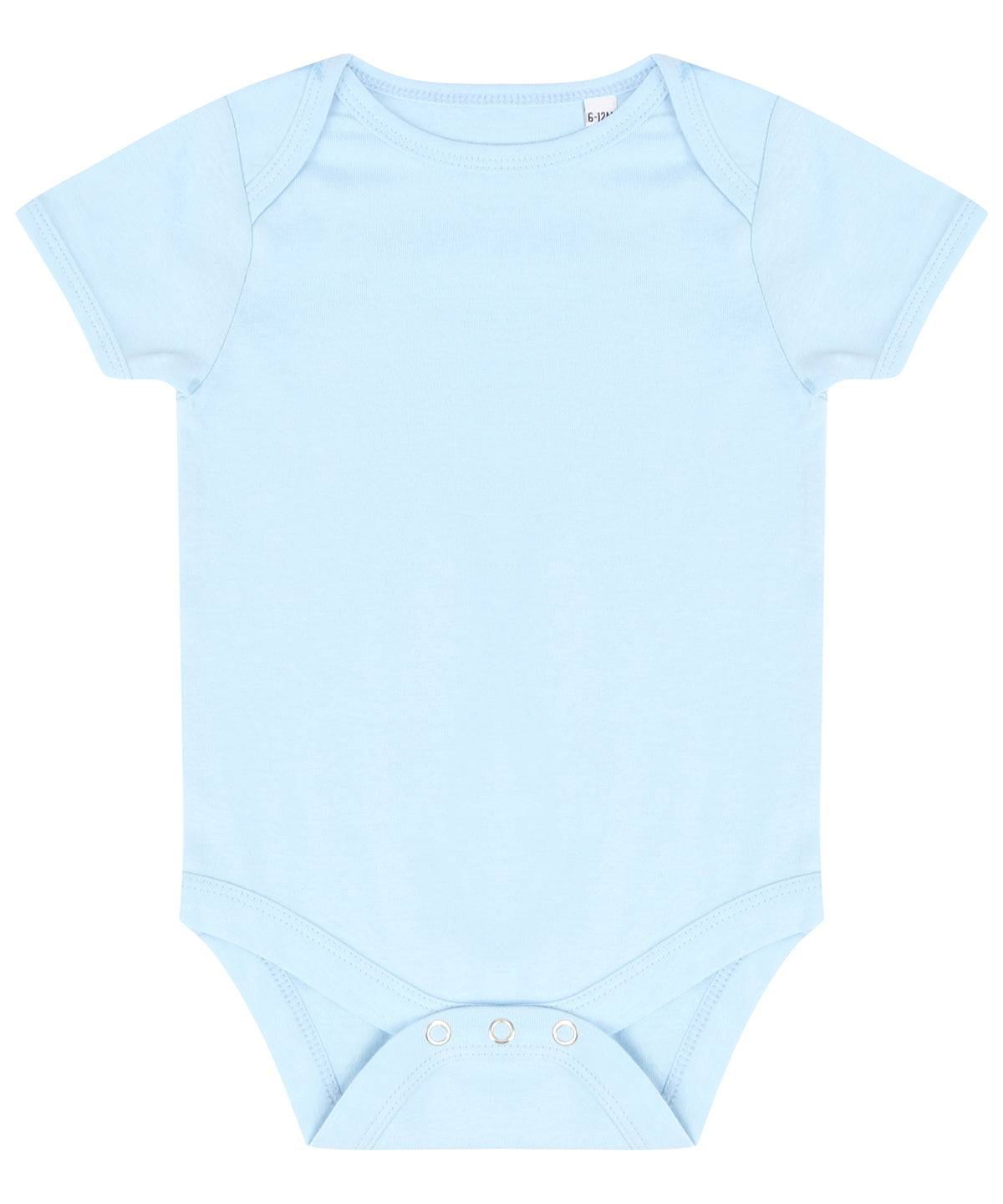 Pale Blue - Essential short-sleeved bodysuit