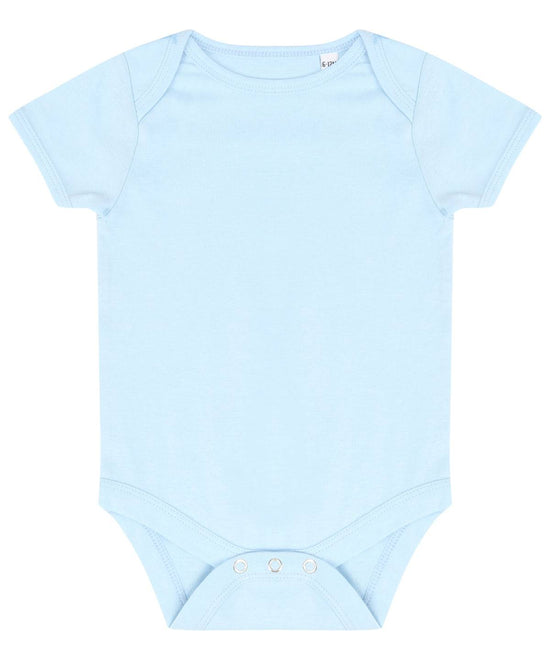 Pale Blue - Essential short-sleeved bodysuit