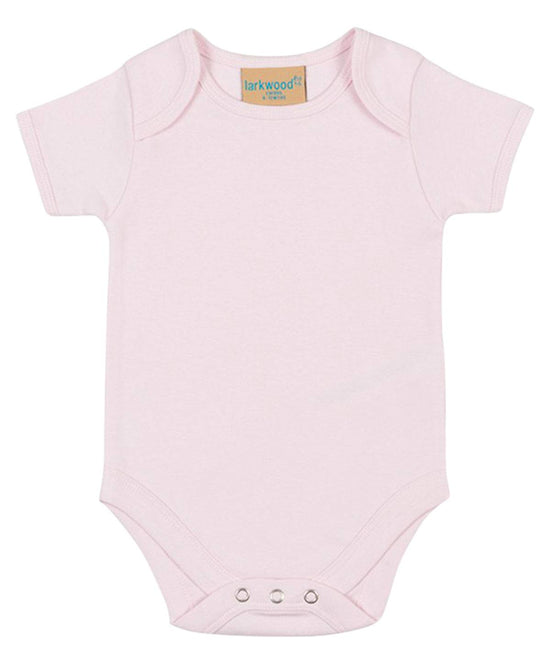 Pale Pink - Short-sleeved bodysuit with envelope neck opening