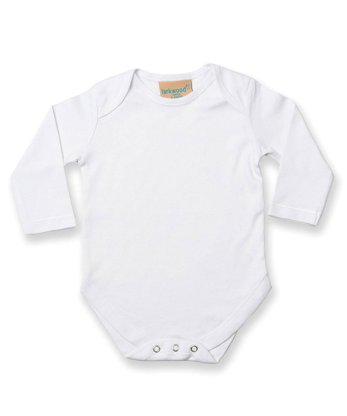 White - Long sleeve baby bodysuit