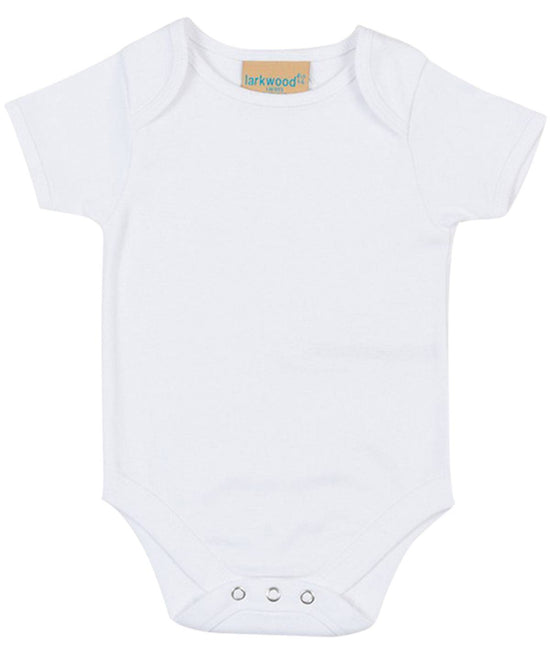 White - Short-sleeved bodysuit with envelope neck opening