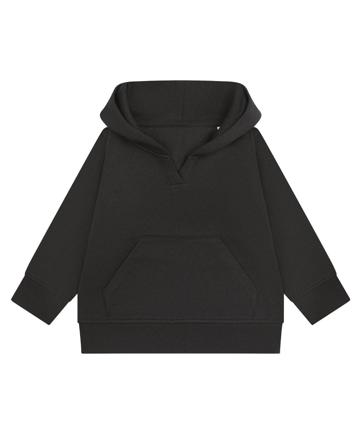 Black - Kids sustainable hoodie