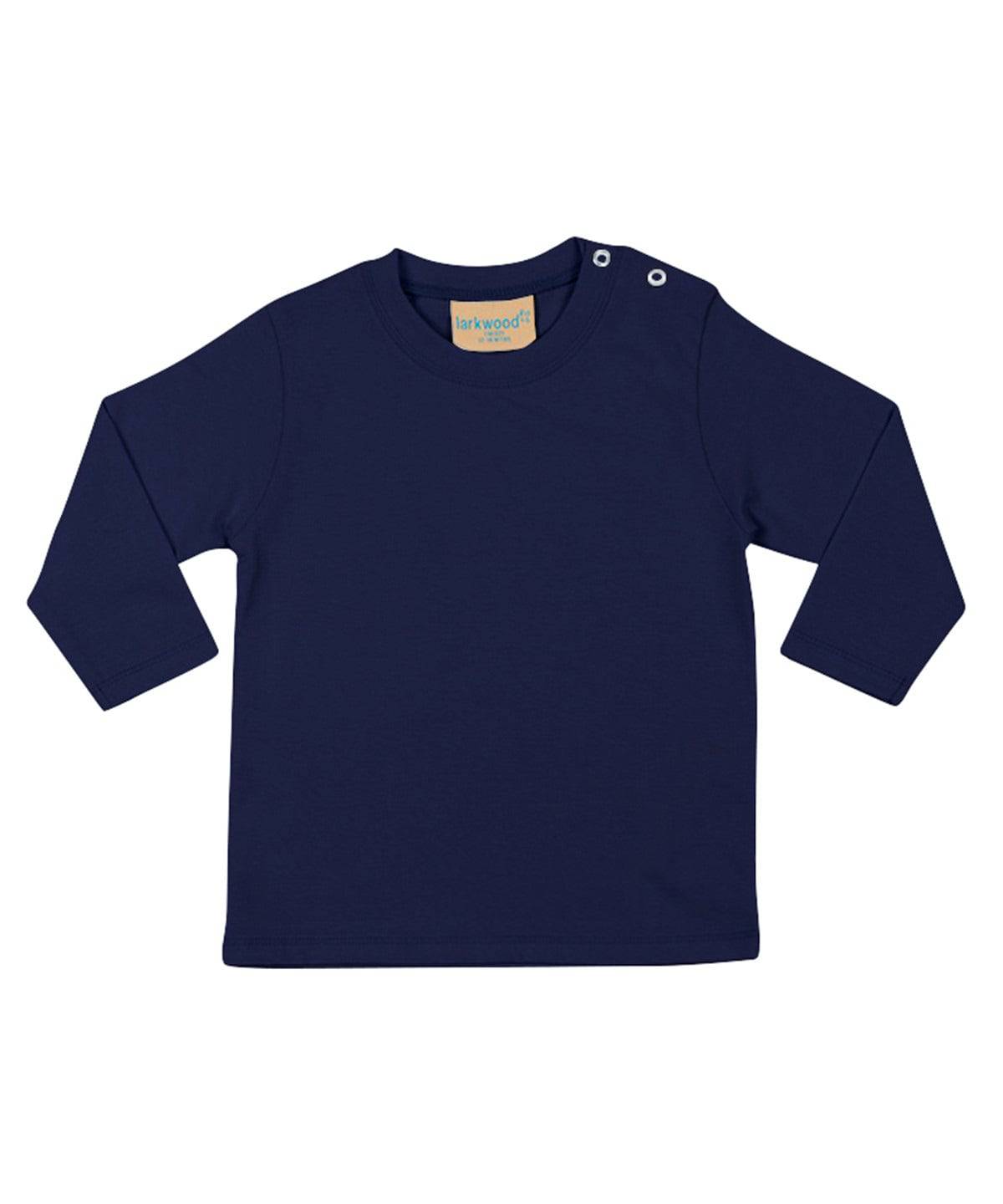 Marineblau - Langärmliges T-Shirt