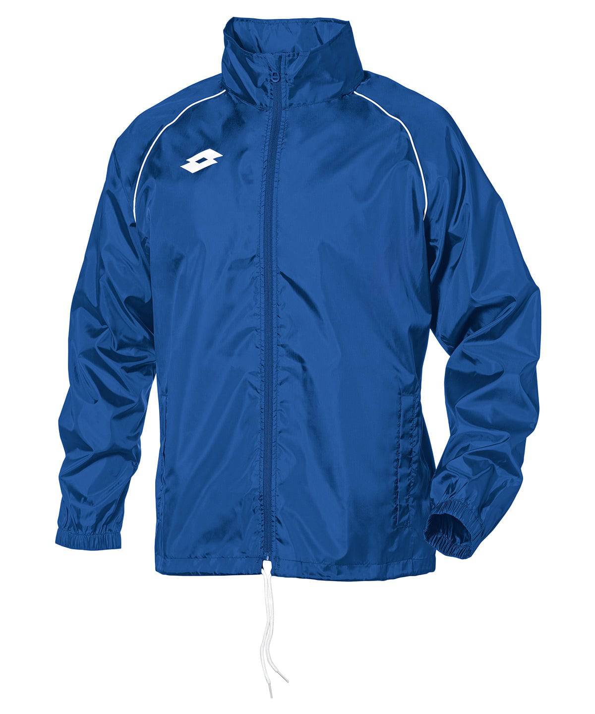 Royal/White - Lotto Junior Delta rain jacket