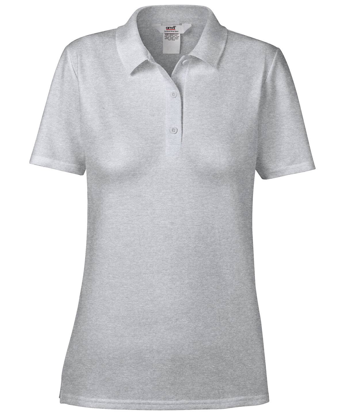 Load image into Gallery viewer, Key Lime - Anvil women&amp;#39;s double piqué polo
