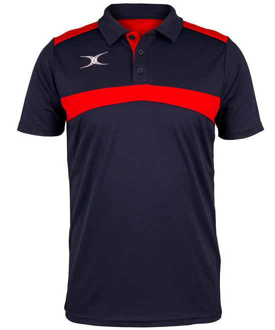 Dark Navy/Red - Photon polo shirt