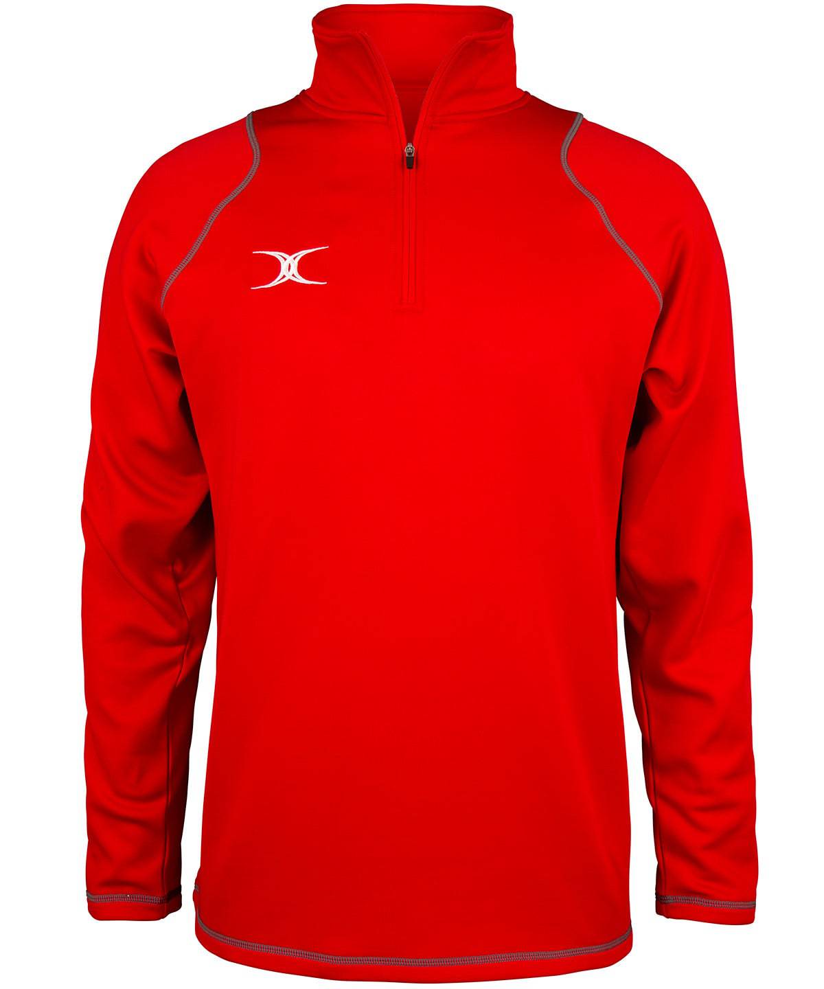 Red - Quest half-zip fleece - Garment Supplies ¦ Embroidery & Print Services