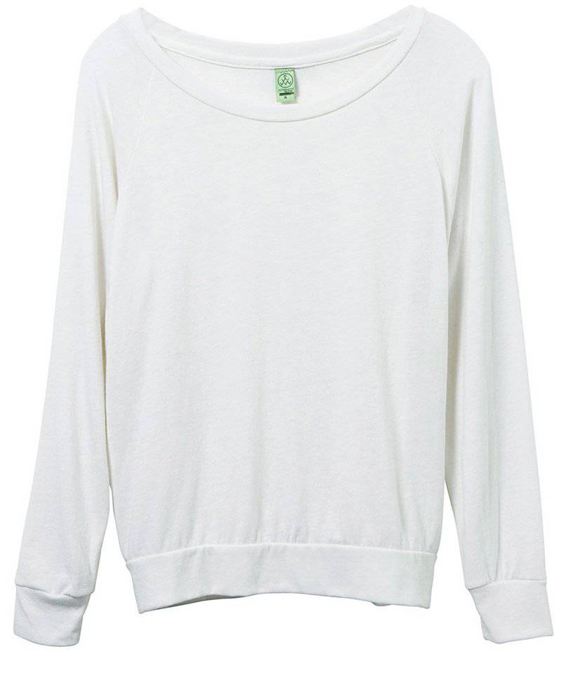 Eco Ivory - Women's Eco-Jersey slouchy pullover