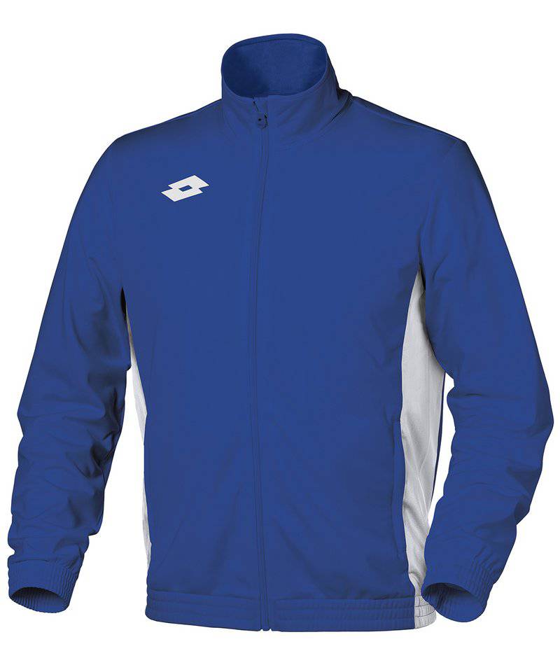 Royal/White - Lotto Junior Delta full-zip sweatshirt