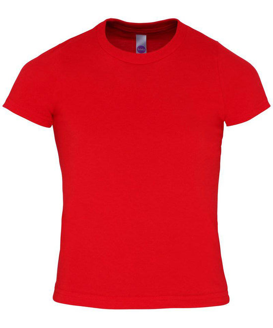 Red - Kids fine Jersey short sleeve T (2105)