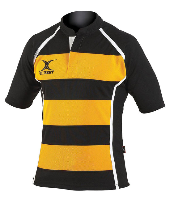 Black/Amber Hoops - Kids Xact match shirt