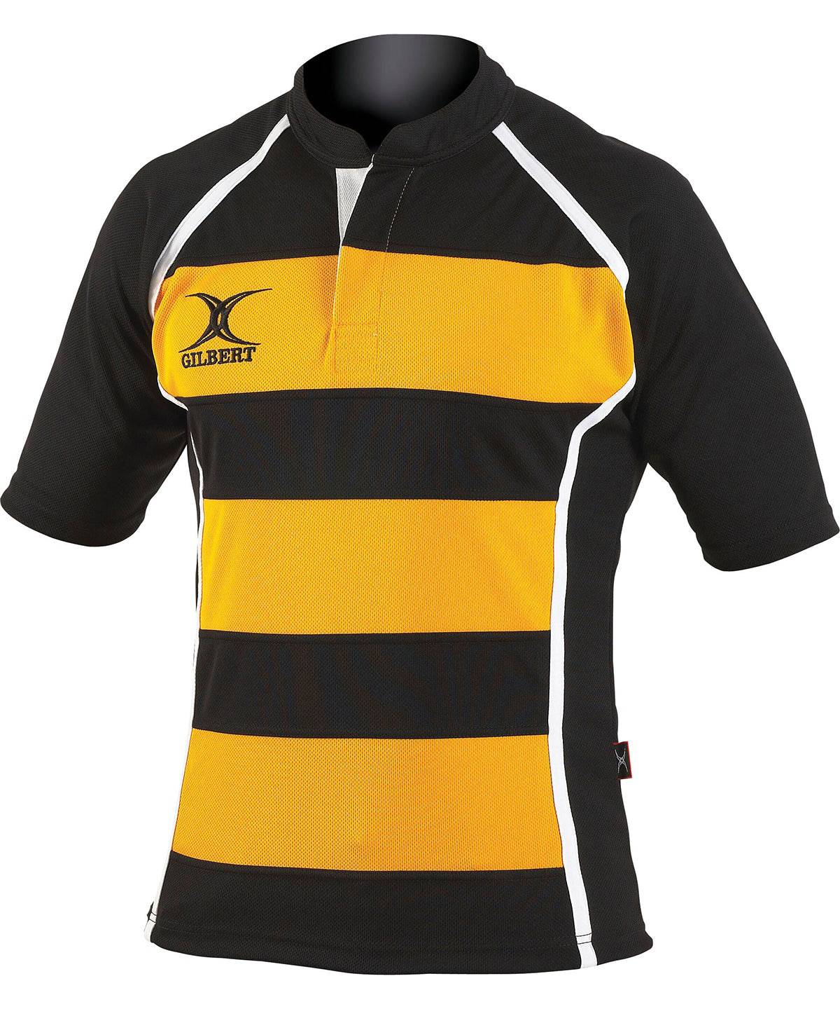 Black/Amber Hoops - Kids Xact match shirt