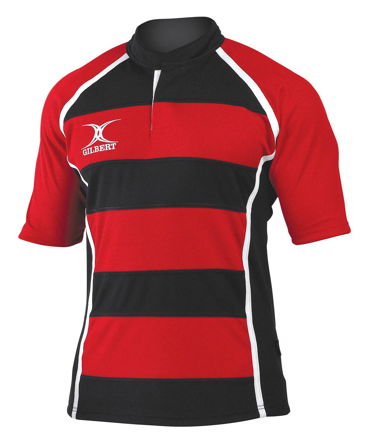 Red/Black Hoops - Kids Xact match shirt