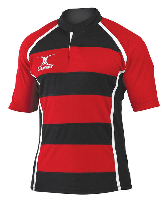 Red/Black Hoops - Kids Xact match shirt