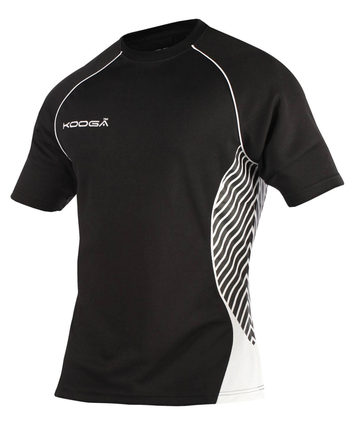 Black/Red - Junior try panel match shirt