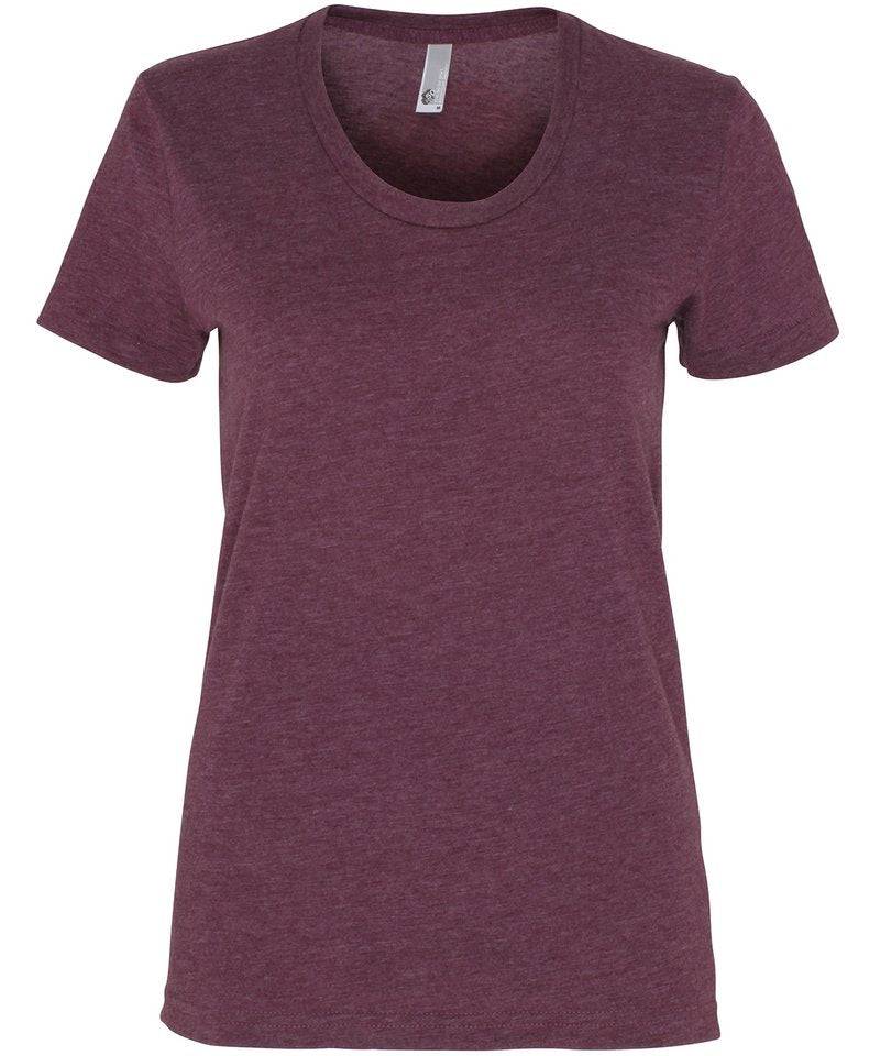 Load image into Gallery viewer, Heather Plum - Polycotton short sleeve women&amp;#39;s tee
