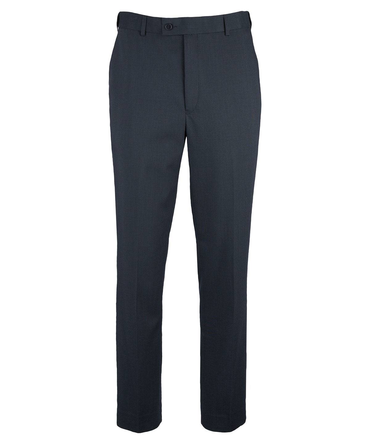 Navy - Icona flat front trousers (NM5)