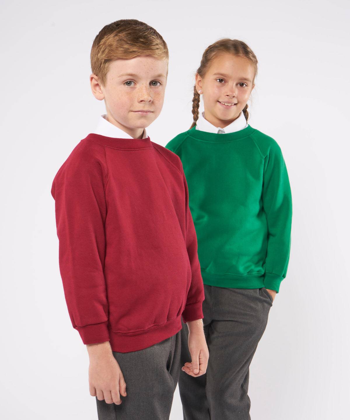 Bottle Green - Kids Coloursure™ sweatshirt