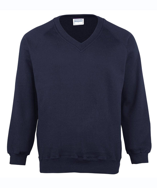 Navy* - Coloursure™ v-neck sweatshirt