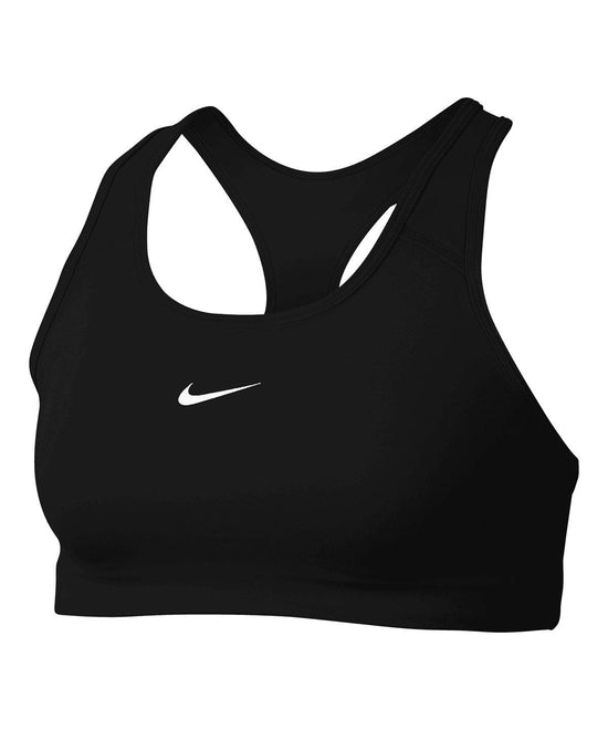 Black/White - Women’s Nike Dri-FIT Swoosh one-piece bra