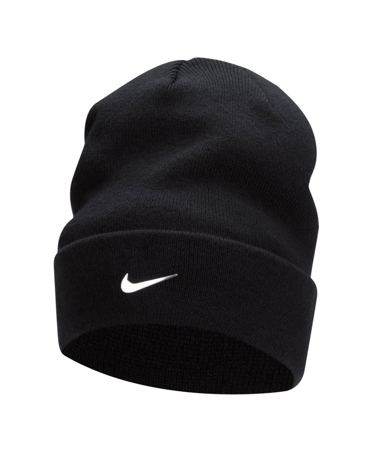 Black/Metallic Silver - Nike Peak beanie