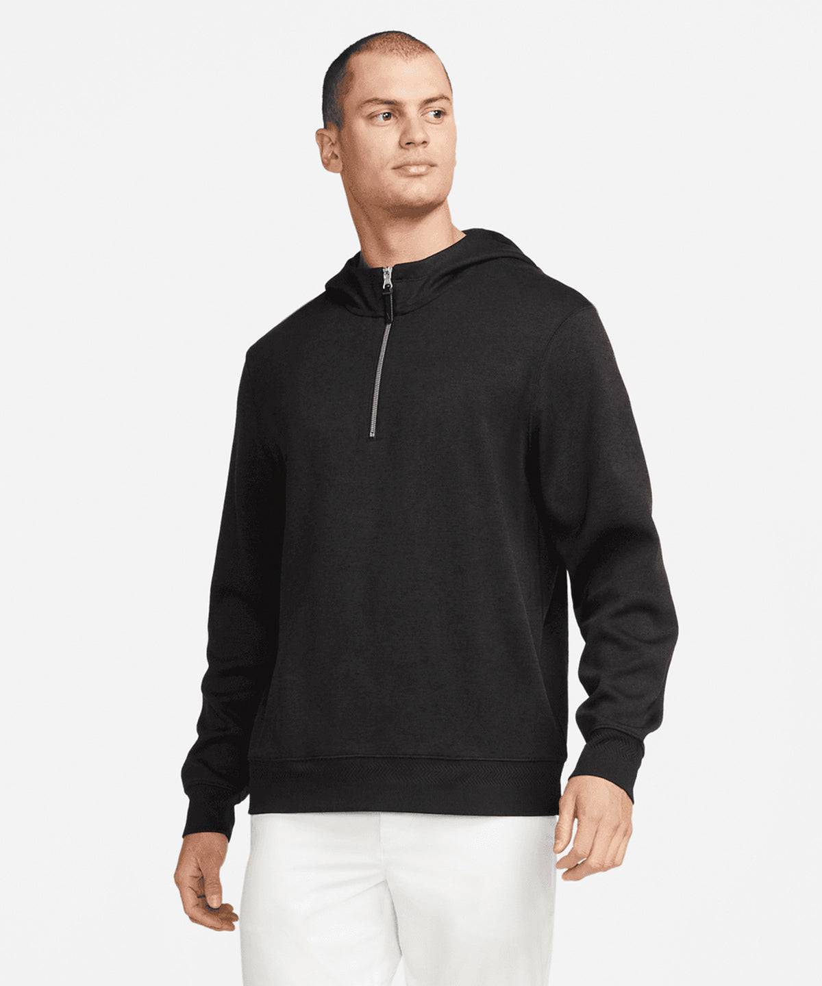 Black / Black / Black / Brushed Silver - Nike Dri-FIT player hoodie