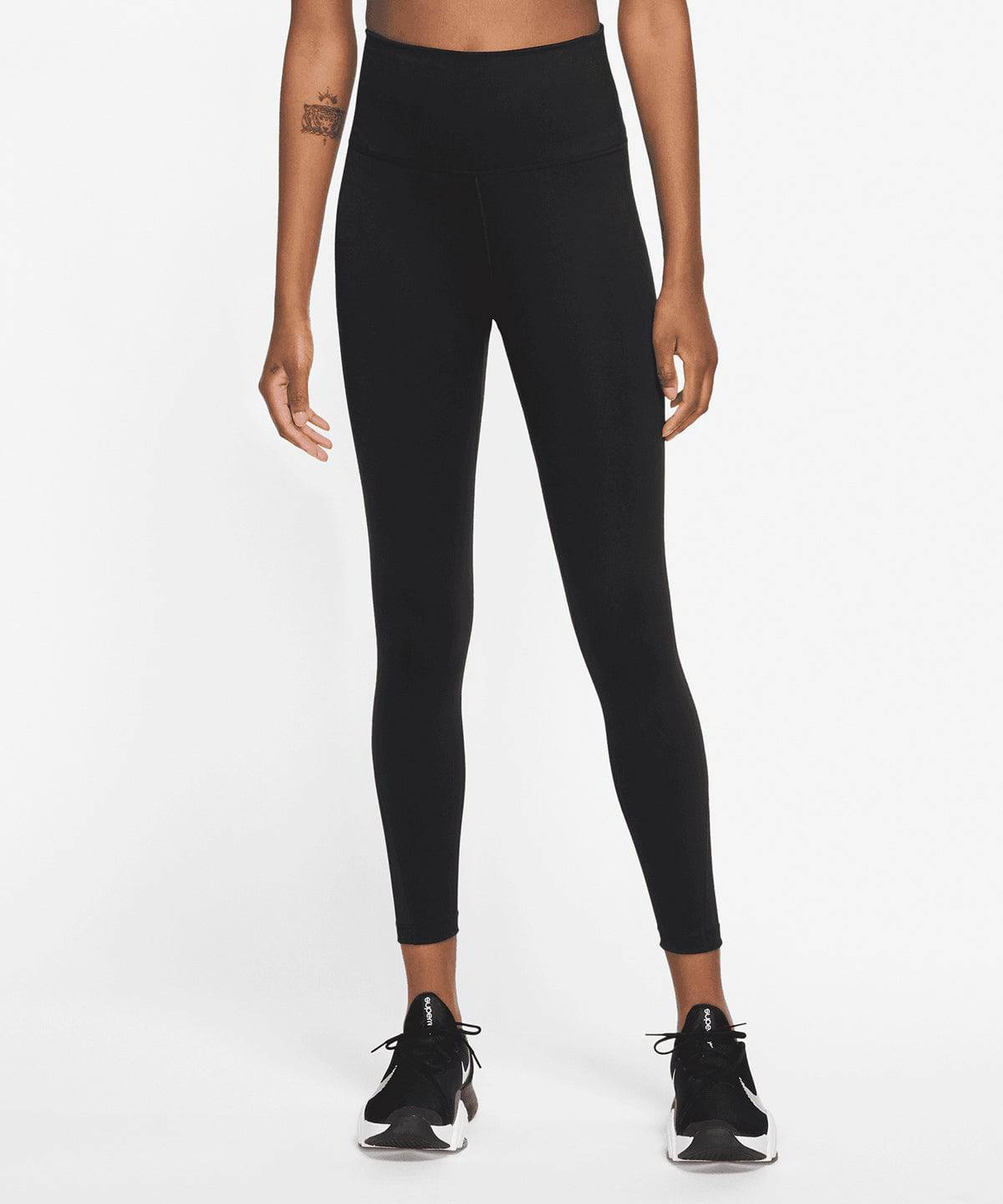 Black/White - Women’s Nike One Dri-FIT 7/8 leggings