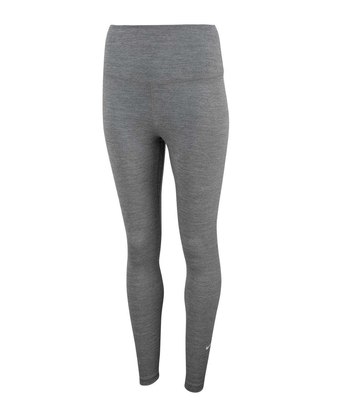 Iron Grey/Heather/White - Women’s Nike One Dri-FIT high-rise leggings