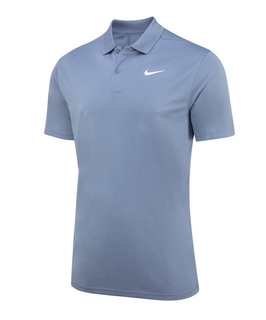 Ashen Slate/White - Nike Dri-FIT victory solid polo